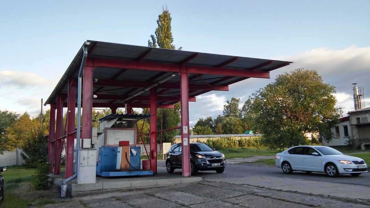 Vlastní čerpací stanice KVALB v Hlinsku